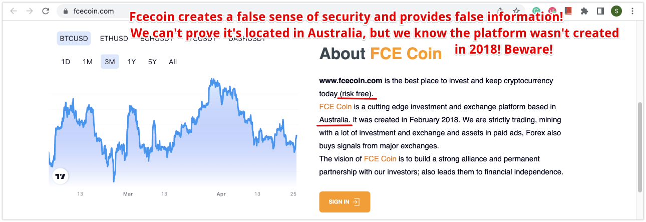 Fcecoin Review - Is fcecoin.com a Scam Crypto Exchange? - Scamosafe.com